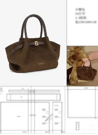Leather tote development